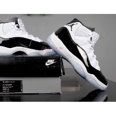 Air Jordan 11 Retro Concord 2018 378037-100 White/Black-Dark Concord Mens Womens Shoes