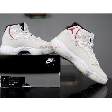 Air Jordan 11 Retro Platinum Tint 378037-016 Platinum Tint/Sail-University Red Sneakers