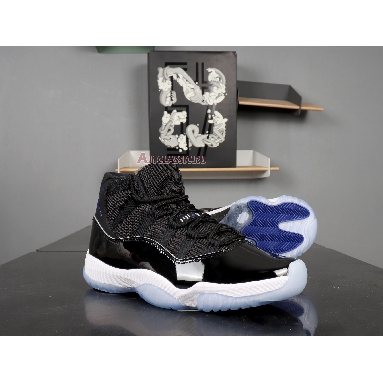 Air Jordan 11 Retro Space Jam 2016 378037-003 Black/Dark Concord-White Sneakers