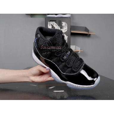 Air Jordan 11 Retro Space Jam 2016 378037-003 Black/Dark Concord-White Sneakers