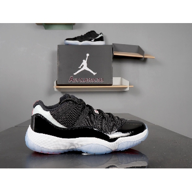 Air Jordan 11 Retro Low Infrared 23 528895-023 Black/Infrared 23-Pr Platinum Sneakers