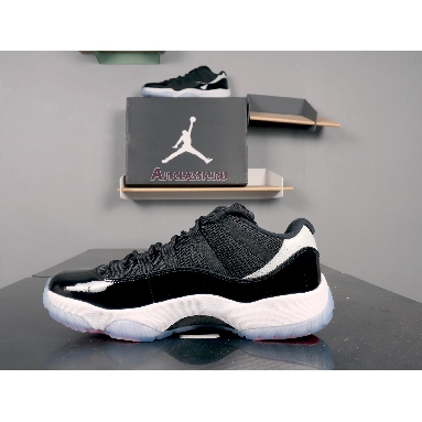 Air Jordan 11 Retro Low Infrared 23 528895-023 Black/Infrared 23-Pr Platinum Sneakers