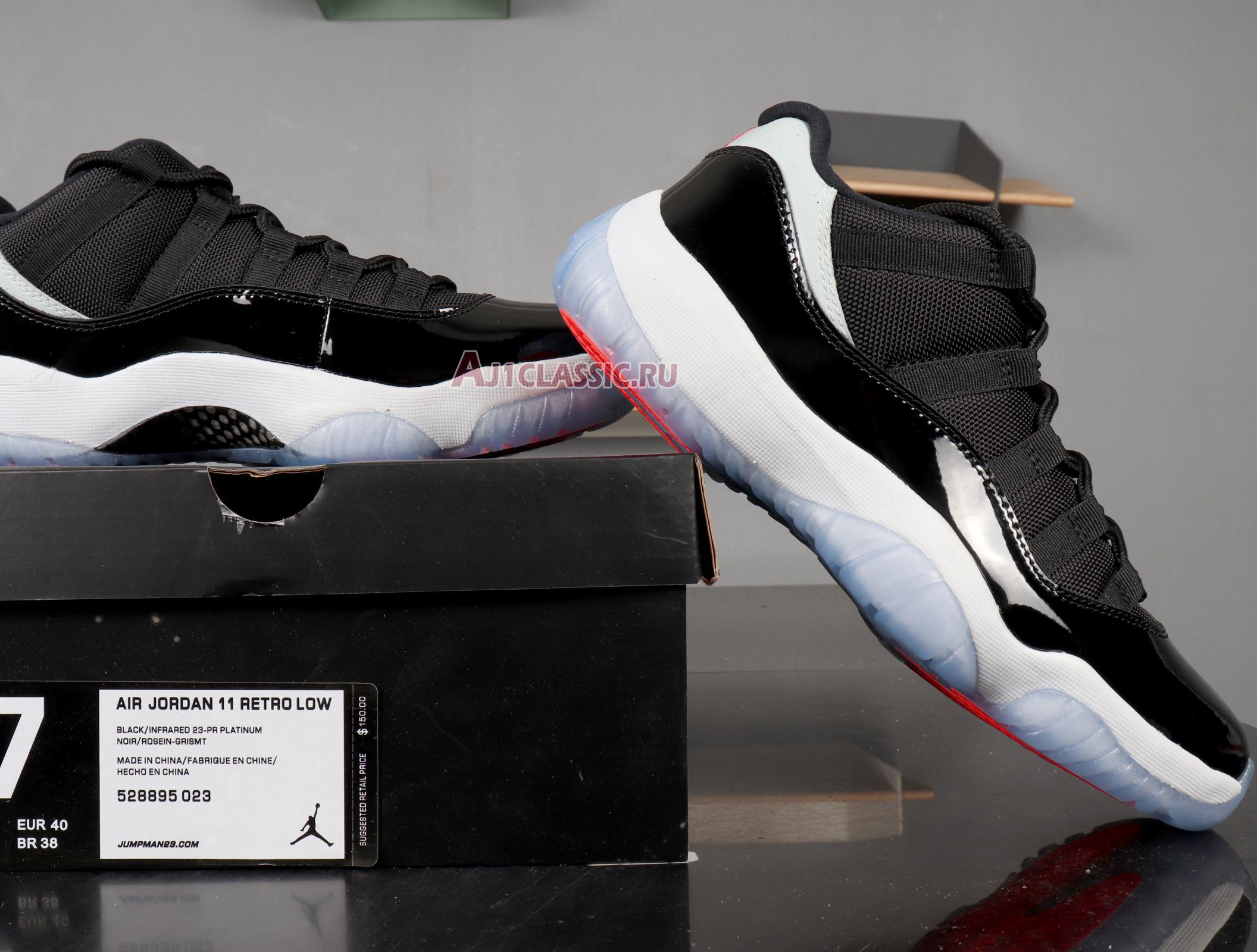 Air Jordan 11 Retro Low "Infrared 23" 528895-023