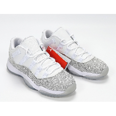 Air Jordan 11 Retro WMNS Low Metallic Silver AH0715-100 White/Metallic Silver-Vast Grey Sneakers