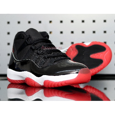 Air Jordan 11 Retro Bred 2019 378037-061 Black/True Red-White Sneakers