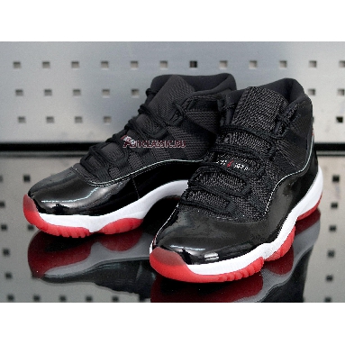 Air Jordan 11 Retro Bred 2019 378037-061 Black/True Red-White Sneakers