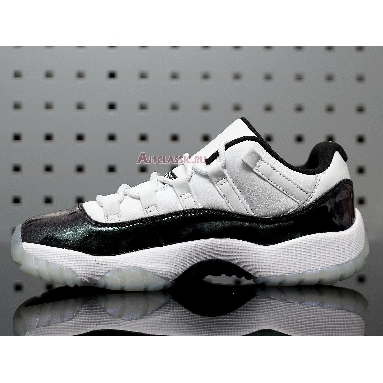 Air Jordan 11 Retro Low Emerald 528895-145 White/Emerald Rise-Black Mens Womens Shoes