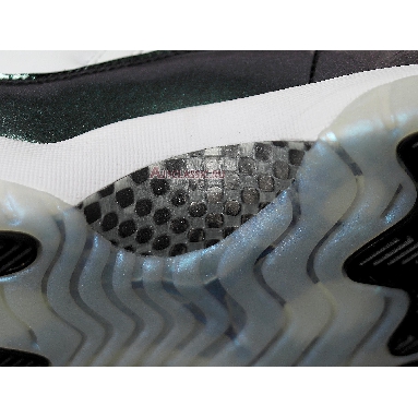 Air Jordan 11 Retro Low Emerald 528895-145 White/Emerald Rise-Black Mens Womens Shoes