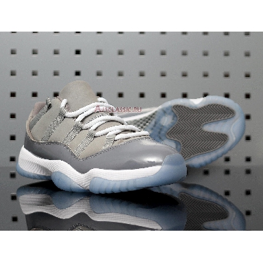 Air Jordan 11 Retro Low Cool Grey 528895-003 Medium Grey/Gunsmoke-White Mens Womens Shoes