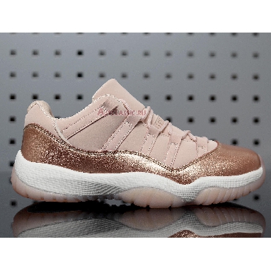 Air Jordan 11 Low Rose Gold AH7860-105 Sail/Metallic Red Bronze-Gum Brown Sneakers