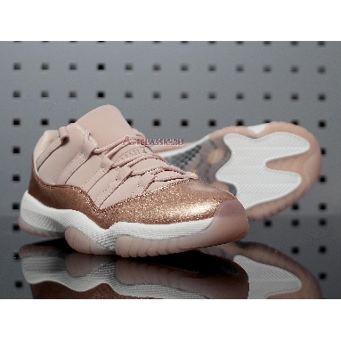 Air Jordan 11 Low Rose Gold AH7860-105 Sail/Metallic Red Bronze-Gum Brown Sneakers