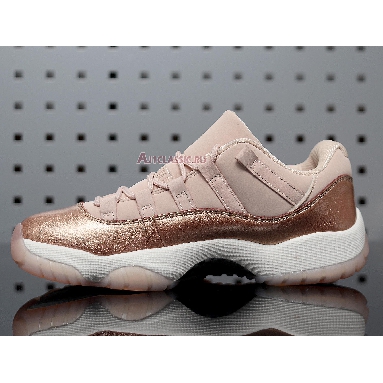 Air Jordan 11 Low Rose Gold AH7860-105 Sail/Metallic Red Bronze-Gum Brown Sneakers