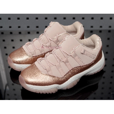 Air Jordan 11 Low Rose Gold AH7860-105 Sail/Metallic Red Bronze-Gum Brown Sneakers