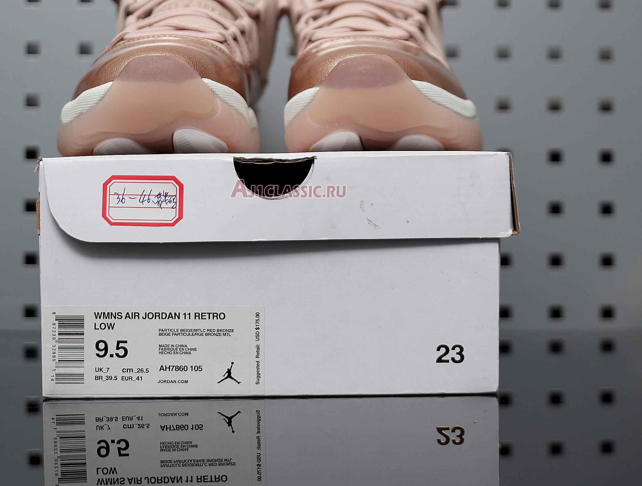 Air Jordan 11 Low "Rose Gold" AH7860-105