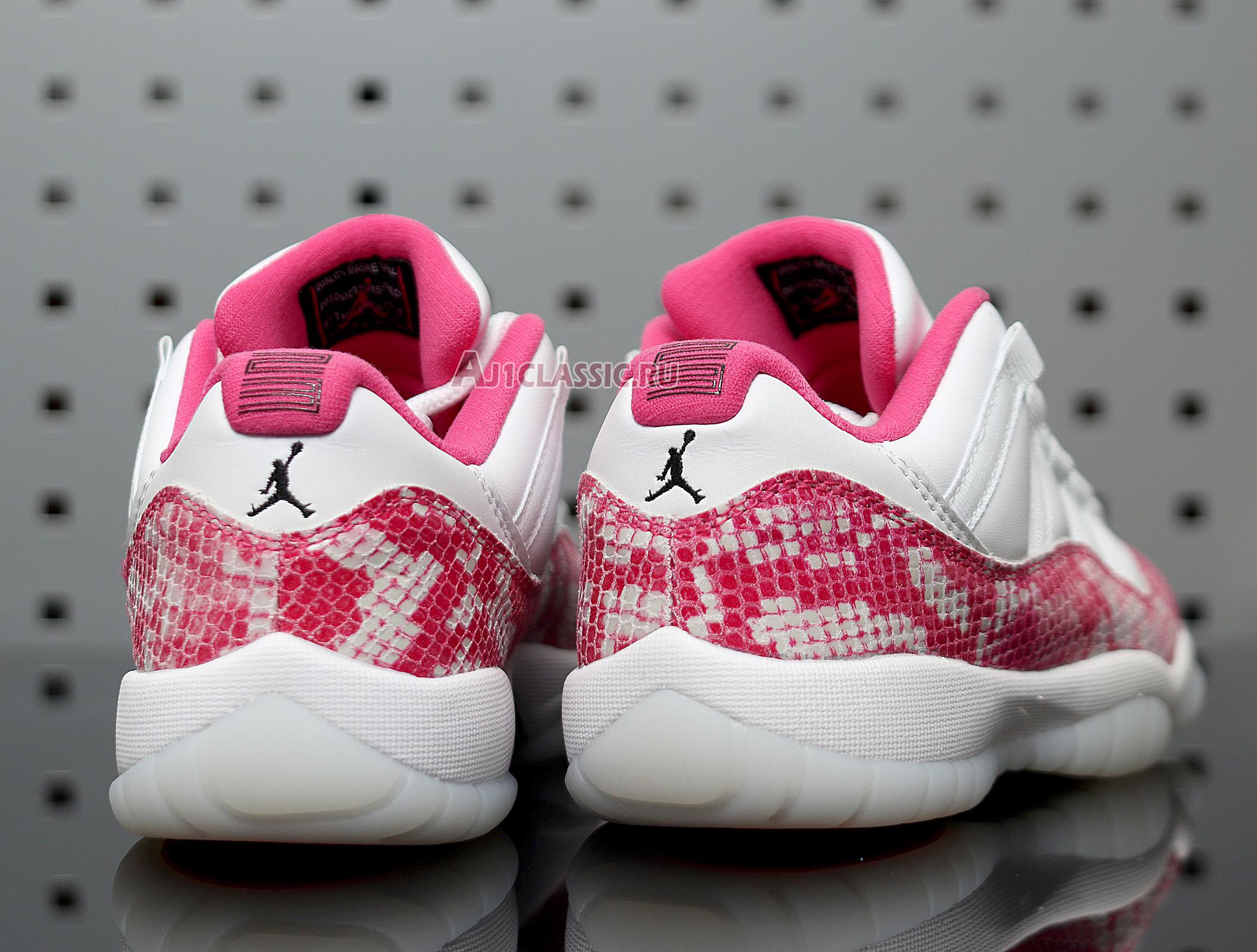 New Wmns Air Jordan 11 Retro Low "Pink Snakeskin" AH7860-106 Shoes