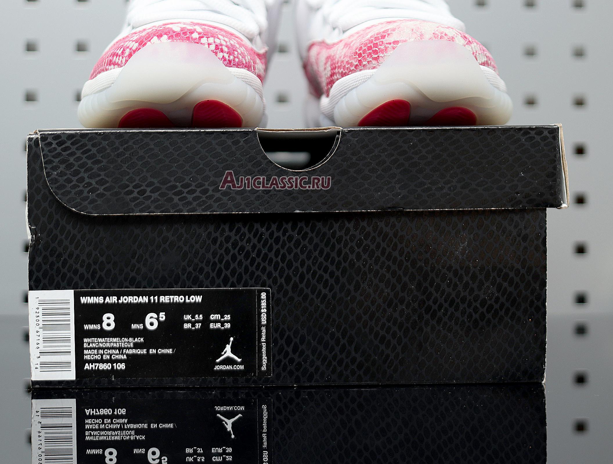 Wmns Air Jordan 11 Retro Low "Pink Snakeskin" AH7860-106