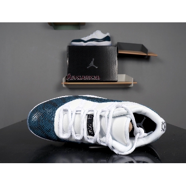 Air Jordan 11 Retro Low Navy Snakeskin 2019 CD6846-102 White/Black-Navy Sneakers