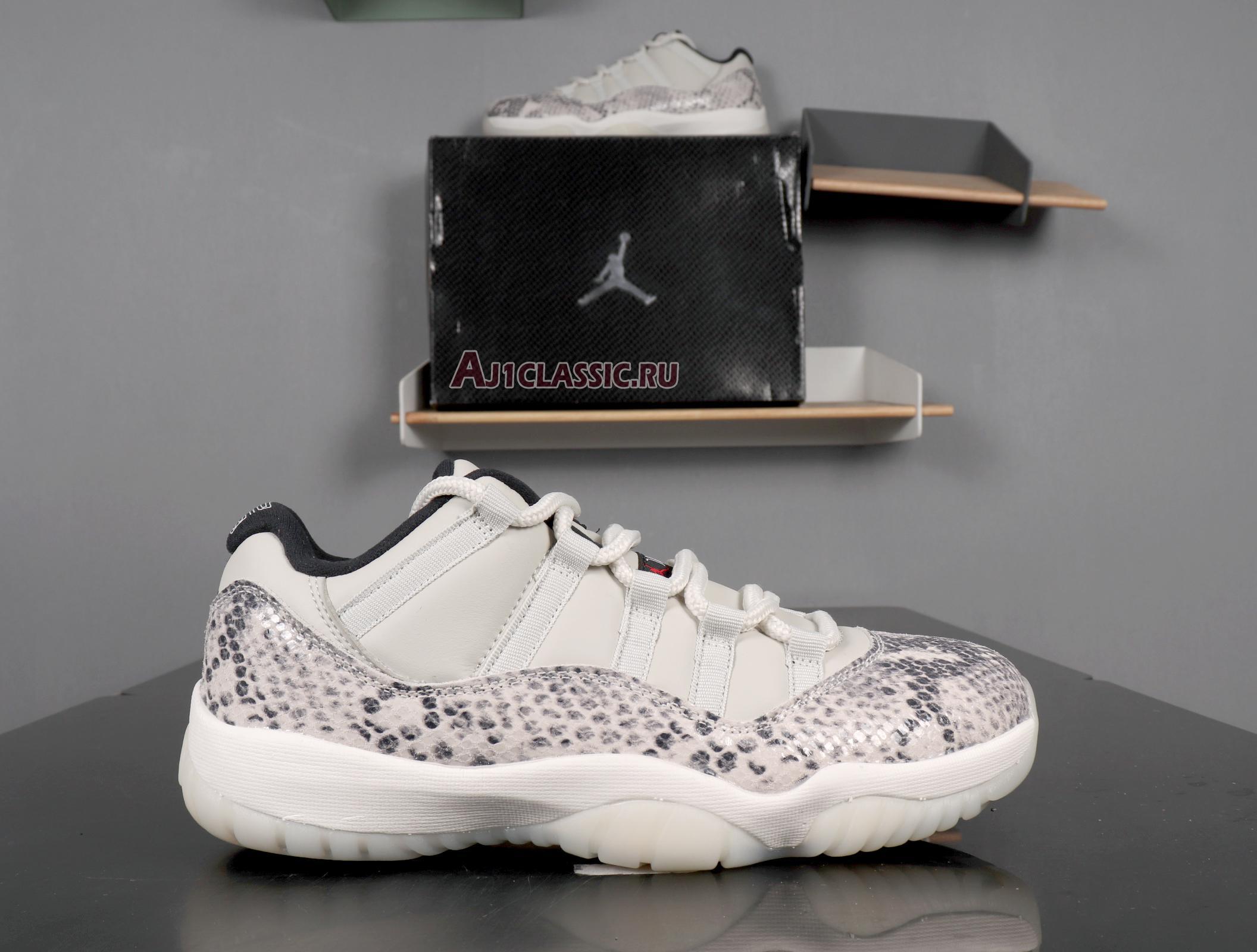 New Air Jordan 11 Retro Low "Light Bone Snakeskin" CD6846-002 Shoes