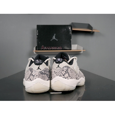 Air Jordan 11 Retro Low Light Bone Snakeskin CD6846-002 Light Bone/University Red-Sail-Black Sneakers