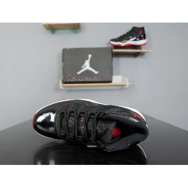 Air Jordan 11 Retro Bred 2012 378037-010 Black/Varsity Red-White Mens Womens Shoes