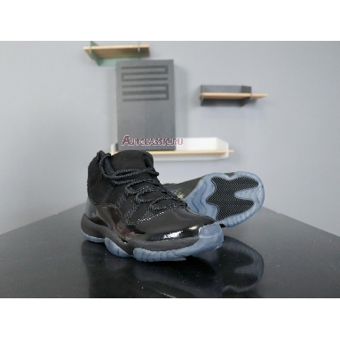 Air Jordan 11 Retro Cap and Gown 378037-005 Black/Black-Black Sneakers