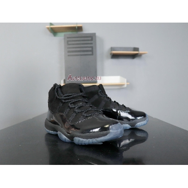 Air Jordan 11 Retro Cap and Gown 378037-005 Black/Black-Black Mens Womens Shoes