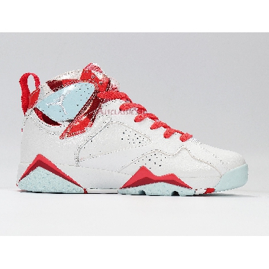 Air Jordan 7 Retro GS Topaz Mist 442960-104 White/Topaz Mist-Ember Glow-Gym Red Mens Womens Shoes