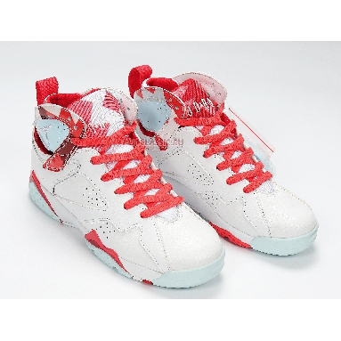 Air Jordan 7 Retro GS Topaz Mist 442960-104 White/Topaz Mist-Ember Glow-Gym Red Mens Womens Shoes