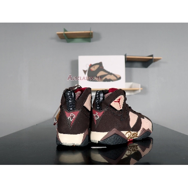 Patta x Air Jordan 7 Retro OG SP Shimmer AT3375-200 Shimmer/Tough Red-Velvet Brown Mens Womens Shoes