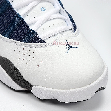 Air Jordan 6 Rings Flint 322992-141 White/French Blue-Flint Grey-University Blue Mens Womens Shoes