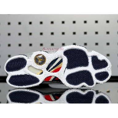 Air Jordan 6 Rings Olympic 322992-161 White/Varsity Red-Midnight Navy-Metallic Gold Sneakers