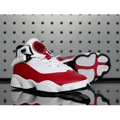 Air Jordan 6 Rings White University Red 322992-120 White/University Red-Black Sneakers