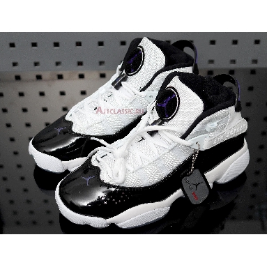 Air Jordan 6 Rings Concord 322992-104 White/Black-Dark Concord Sneakers