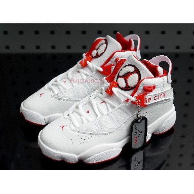 Air Jordan 6 Rings Rip City 322992-103 White/Red Sneakers