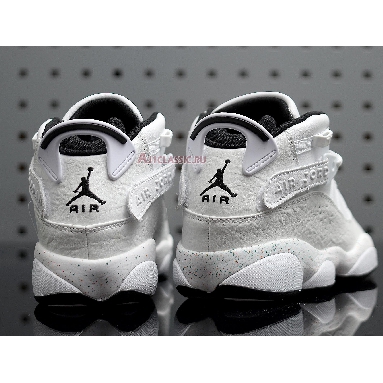 Air Jordan 6 Rings Paint Splatter 322992-100 White/Black-Canyon Gold Mens Womens Shoes