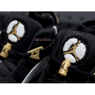 Air Jordan 6 Rings White Black 323399-100 White/Black-Metallic Gold-Gum Medium Brown Mens Womens Shoes