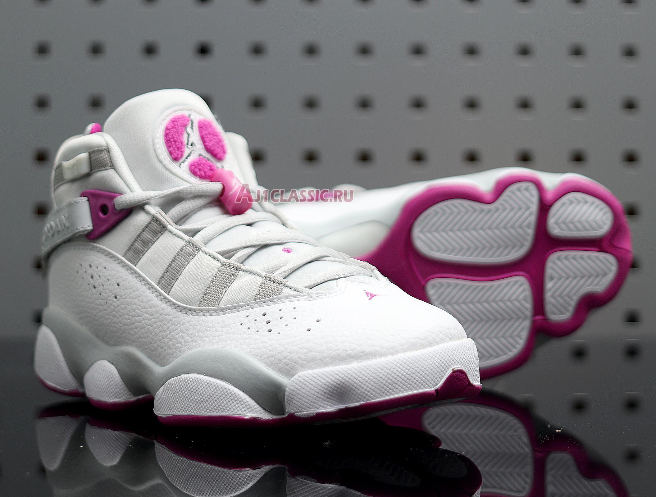 Air Jordan 6 Rings GS "Platinum Fuchsia" 323399-011