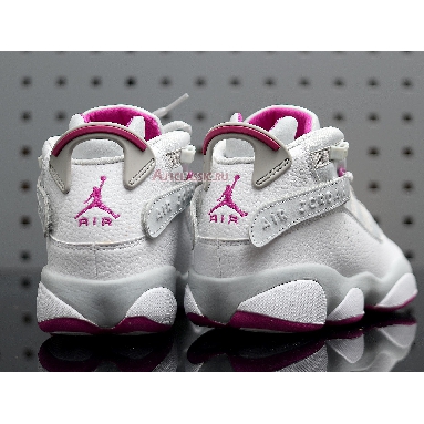 Air Jordan 6 Rings GS Platinum Fuchsia 323399-011 Pure Platinum/Fuchsia Blast Sneakers