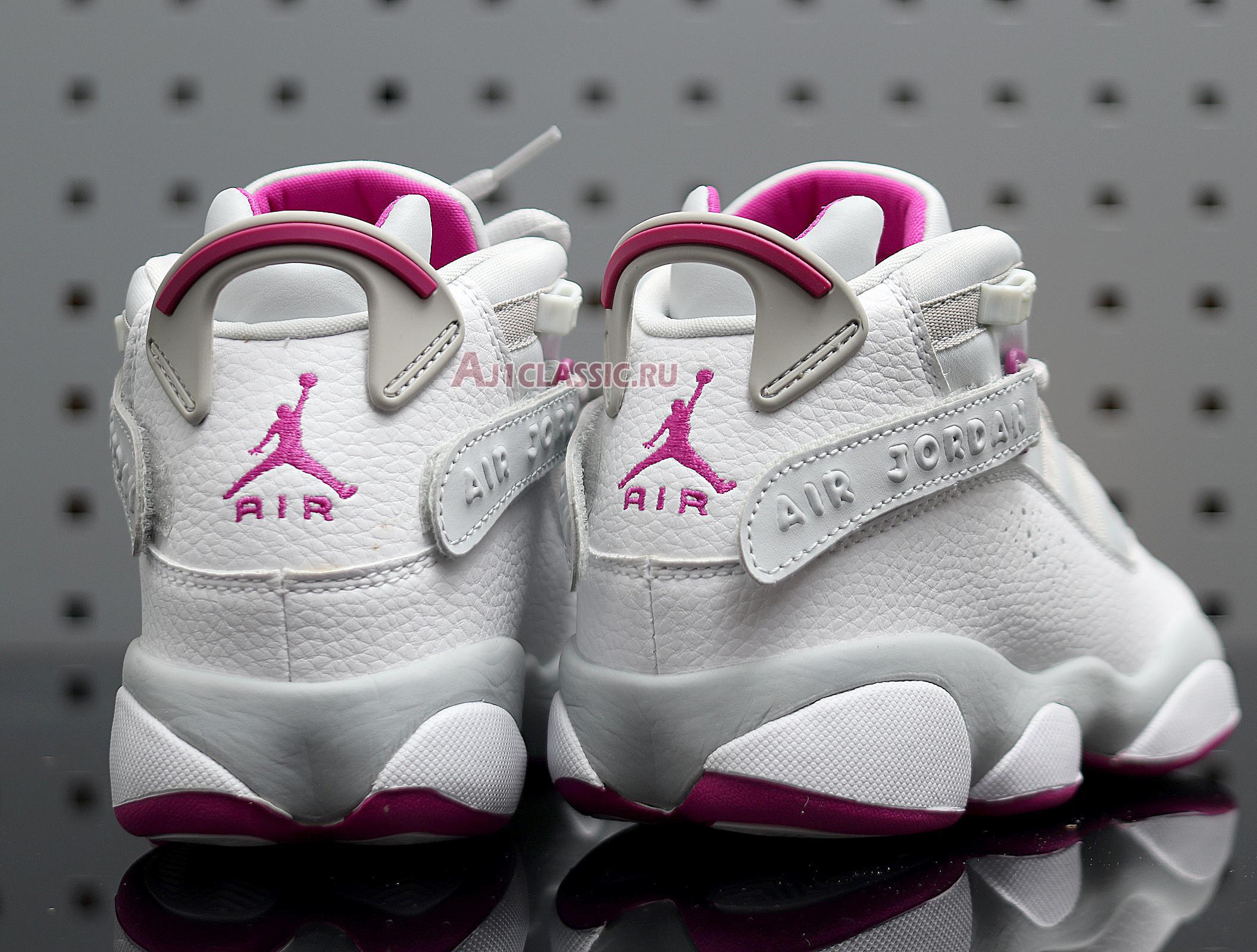 Air Jordan 6 Rings GS "Platinum Fuchsia" 323399-011