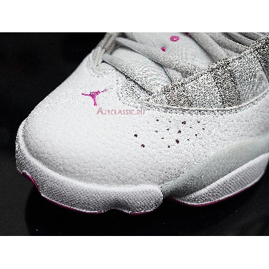 Air Jordan 6 Rings GS Platinum Fuchsia 323399-011 Pure Platinum/Fuchsia Blast Sneakers