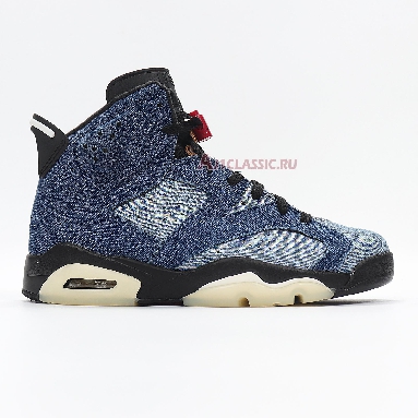 Air Jordan 6 Retro Washed Denim CT5350-401 Washed Denim/Sail-Varsity Red-Black/Navy Sneakers