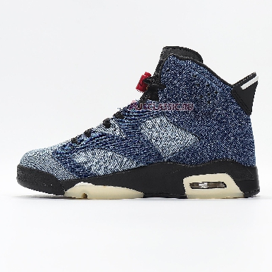 Air Jordan 6 Retro Washed Denim CT5350-401 Washed Denim/Sail-Varsity Red-Black/Navy Sneakers