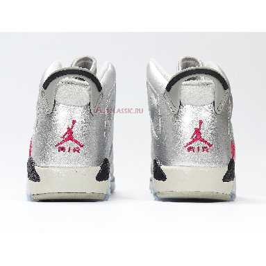 Air Jordan 6 Retro GG Valentines Day 543390-009 Metallic Silver/Vivid Pink-Black Sneakers