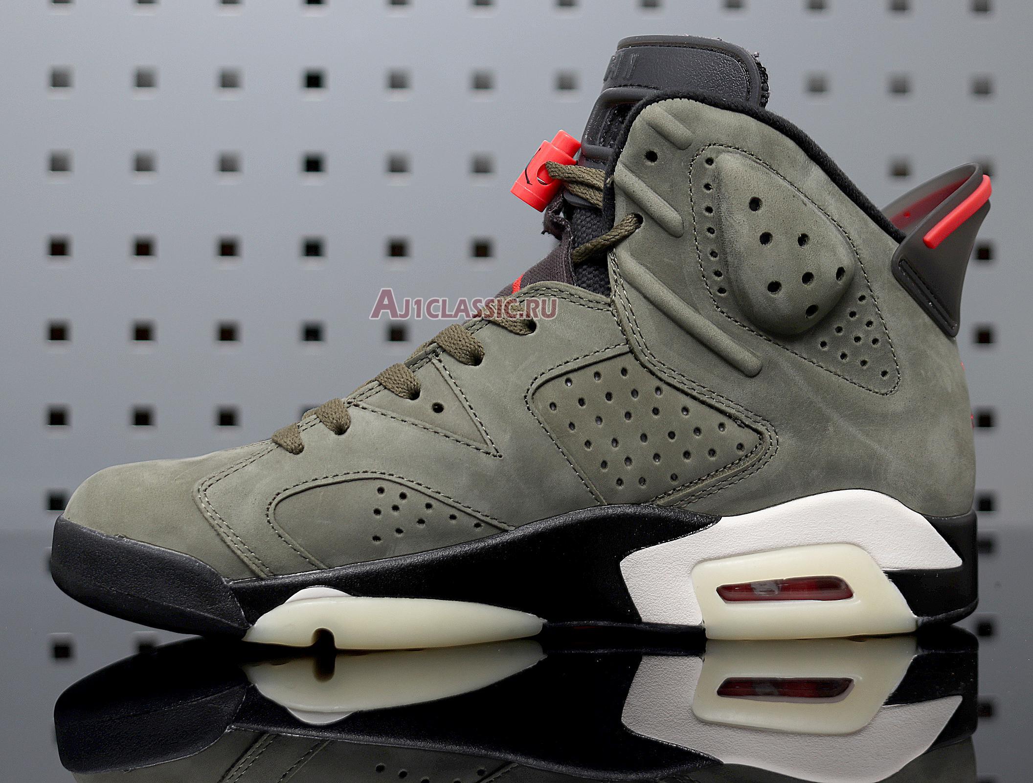 New Travis Scott x Air Jordan 6 Retro "Medium Olive" CN1084-200 Shoes