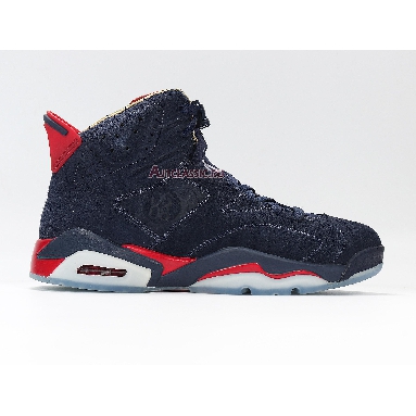 Air Jordan 6 Retro Doernbecher 2019 CI6293-416 Navy/White-Varsity Red-Metallic Gold Sneakers