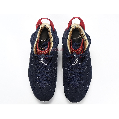 Air Jordan 6 Retro Doernbecher 2019 CI6293-416 Navy/White-Varsity Red-Metallic Gold Sneakers