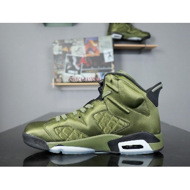 Air Jordan 6 Retro Pinnacle Saturday Night Live AH4614-303 Palm Green/Palm Green-Black Sneakers