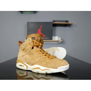 Air Jordan 6 Retro Wheat 384664-705 Golden Harvest/Elemental Gold Mens Womens Shoes