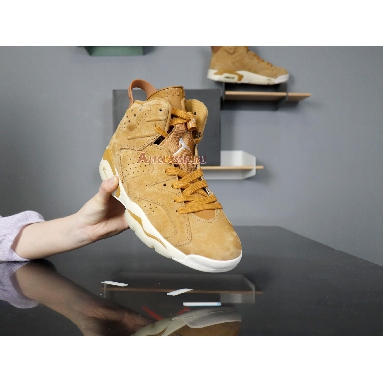 Air Jordan 6 Retro Wheat 384664-705 Golden Harvest/Elemental Gold Sneakers