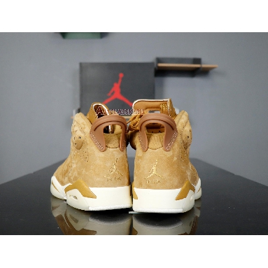 Air Jordan 6 Retro Wheat 384664-705 Golden Harvest/Elemental Gold Sneakers